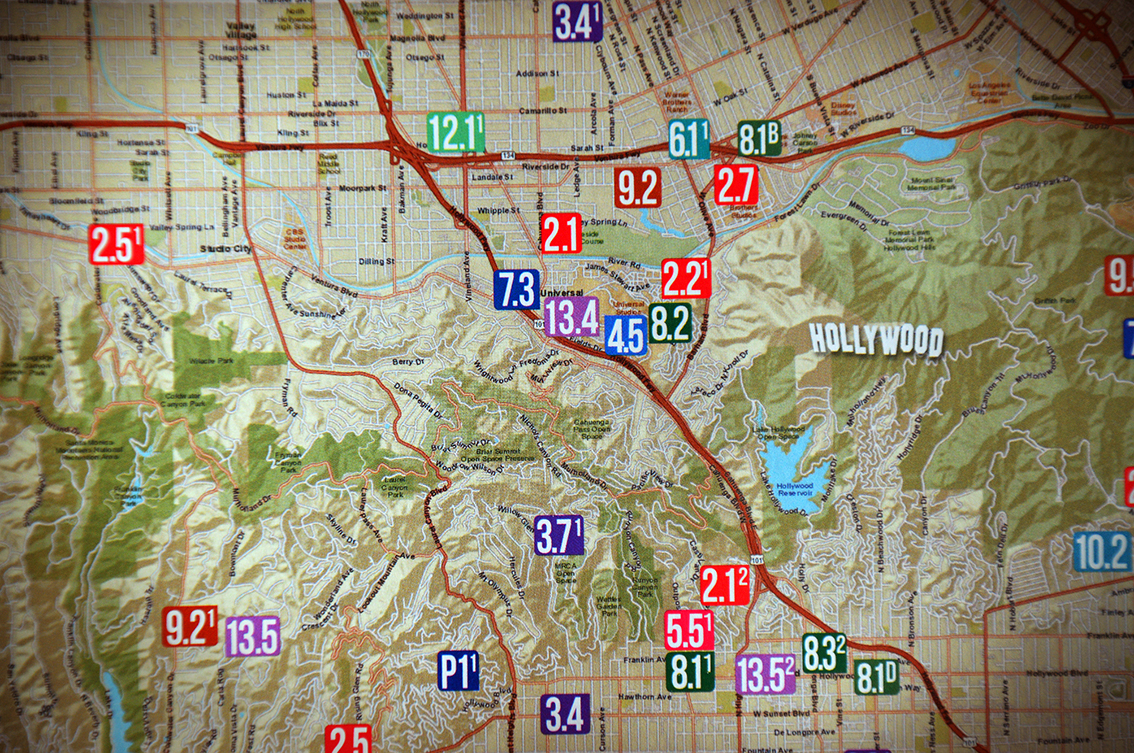 LA map Columbo détail